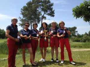 L'équipe du Golf Bordelais championne 2014